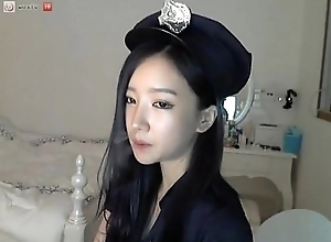 Korean Police Cosplay greater than cam