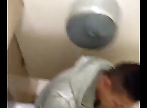 Chinese Lad Sucking Cock In Toilet Plus Selfie