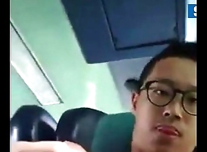 SPECSADDICTED Taiwanese guy jerking off on bus
