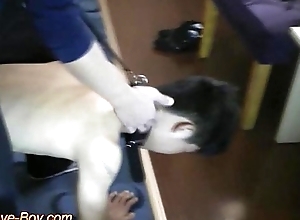 Cute Asian Slave Boy Doggy Trainning