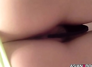 Sexy busty asian teasing