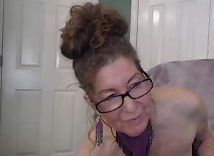 Hot mummy on webcam