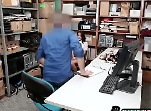 Asian Shoplifter gets drilled by LP Officers