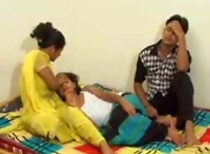 Indian tight pussy, 2 sisters and boy