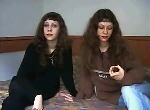 Naughty photocopy sisters Liena with an increment of Svetlana