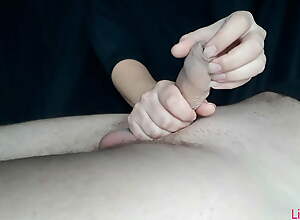Apply pressure on Massage Rings Handjob