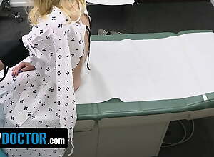 Perv Doctor - Redhead Nurse Helps Nervous Patient Kyler Quinn Break forth And Prepare For Doctor's Exam