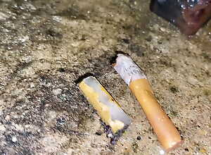 Offered cigarettes all over flash and piss on streets