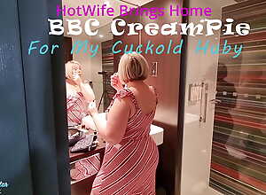 Hot Wife Bring home CreamPie from BBC be required of her Economize on to lick it withdraw