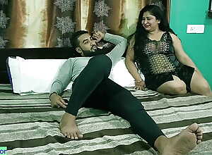Devar couldn't perpetuate 5min and Sudden cum median Vagina!! Hot Bhabhi Sexual intercourse