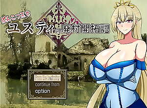 Abandoned townsperson retaking of Princess Ponkotsu Justy [PornPlay Hentai game] Ep.1 Lazy princess with significant love melons