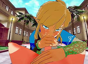 Zelda Genshin Impact Yaoi - Link x Tartaglia POV Handjob Blowjob increased by Drilled - Japanese asian manga anime lark porno gay