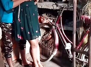 Desi student girl together with tution omnibus bonking video leaked