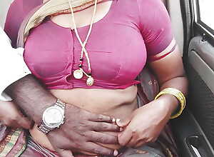 Indian MAID car sex, telugu DIRTY talks.