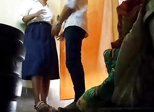 Indian school pupil and teacher leaked viral video